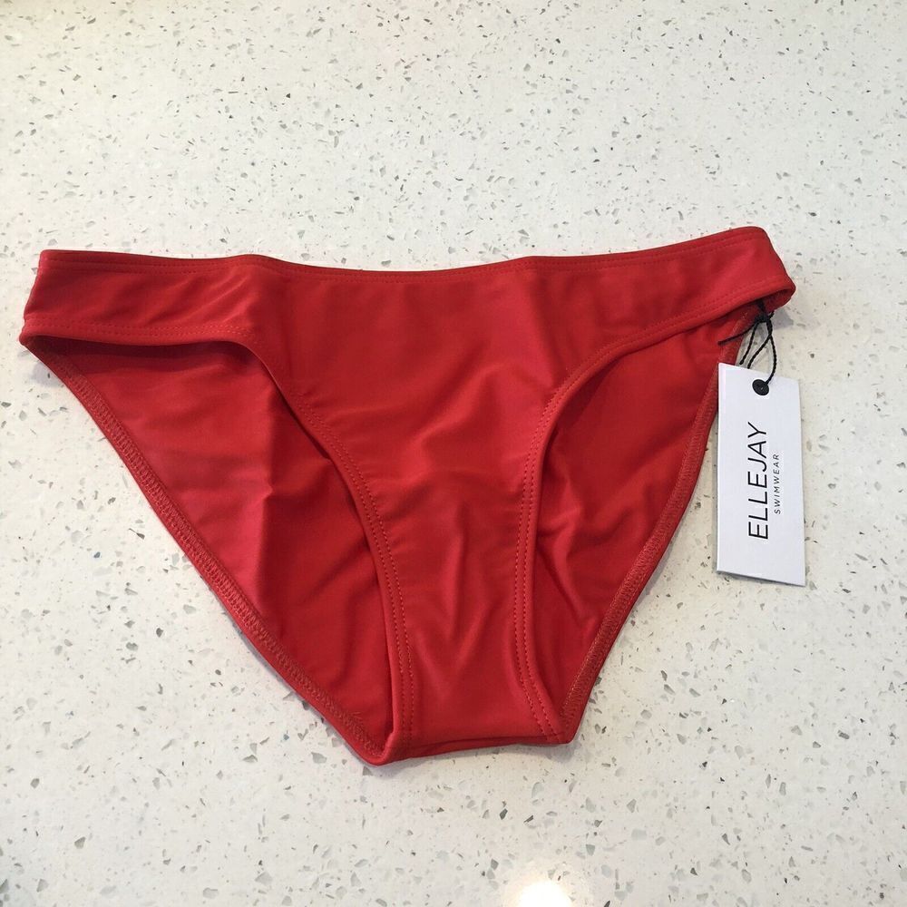 NEW Revolve Ellejay Diane Bikini Bottom in Cherry Size Small New in Package